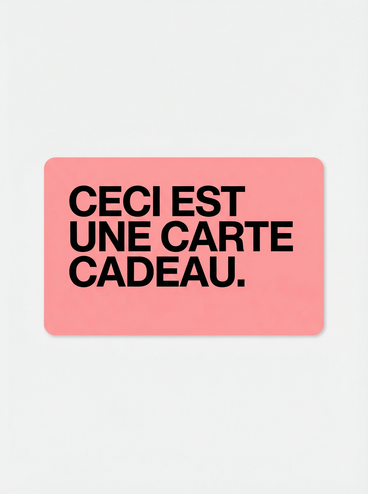 Carte Cadeau EVO