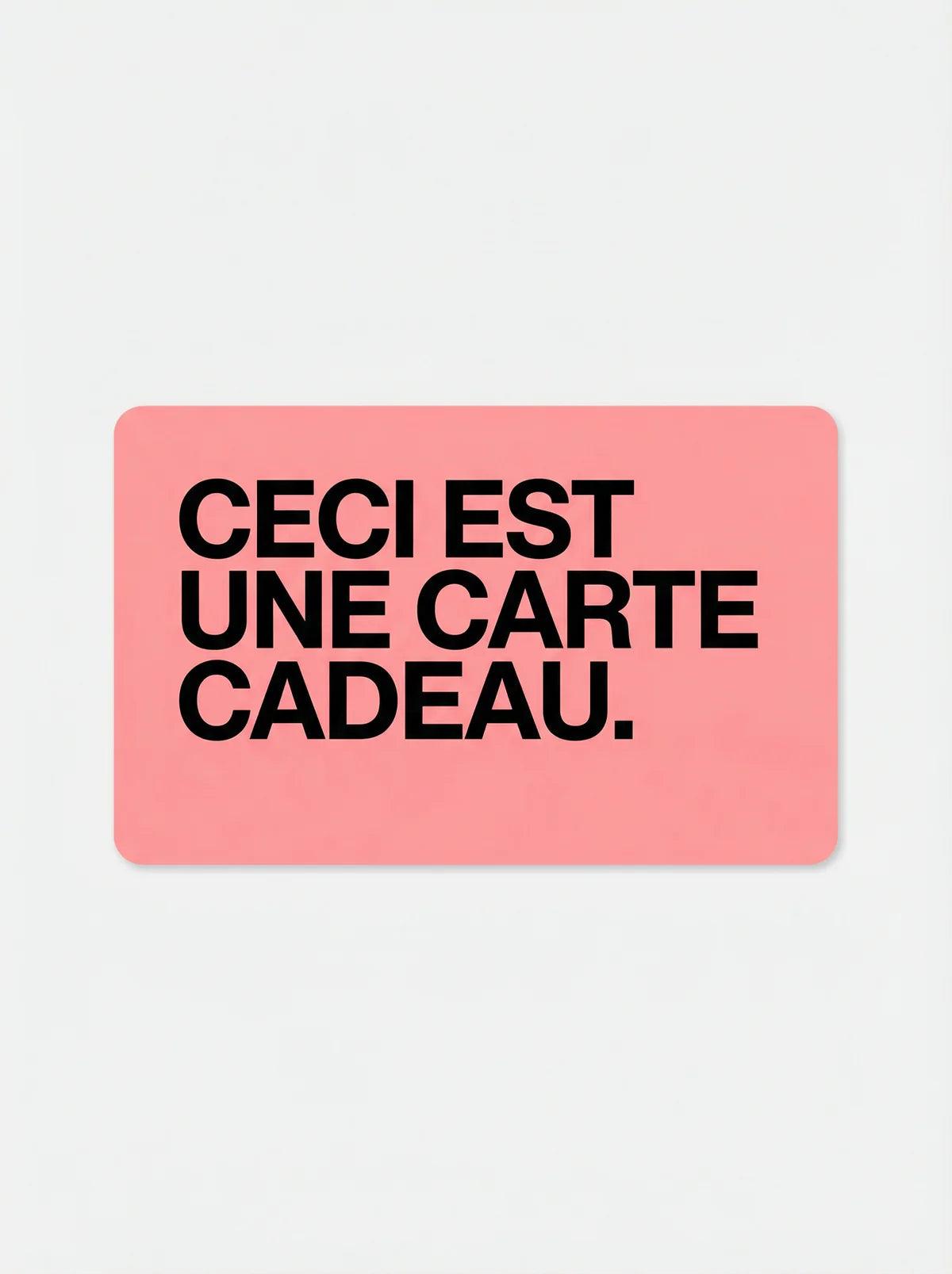 Carte Cadeau EVO